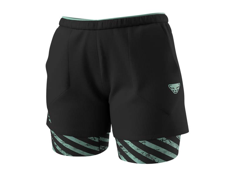 Trail 2 in 1 Shorts W - Black