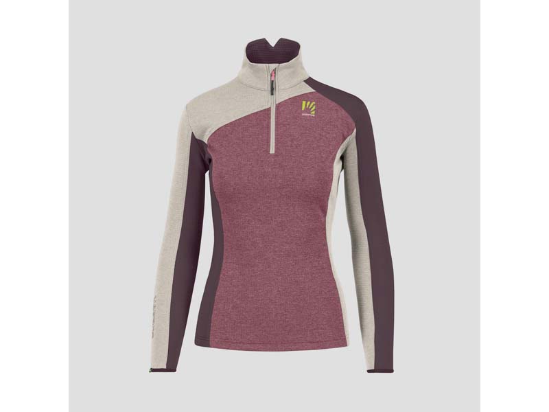 Federa Half Zip Fleece W - Rosa