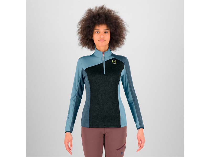 Federa Half Zip Fleece W - Blu