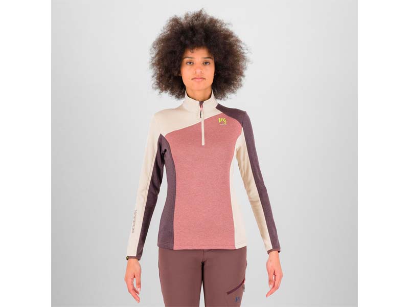 Federa Half Zip Fleece W - Rosa