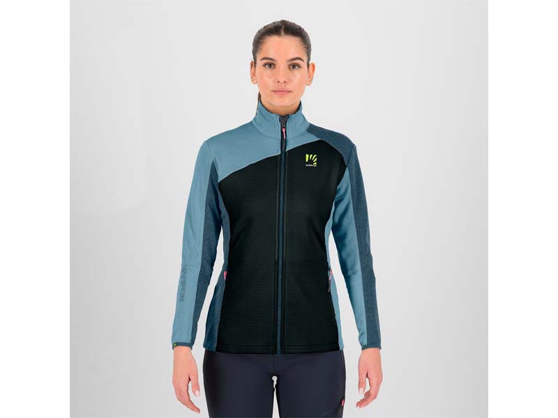 Federa Full Zip Fleece W - Blu